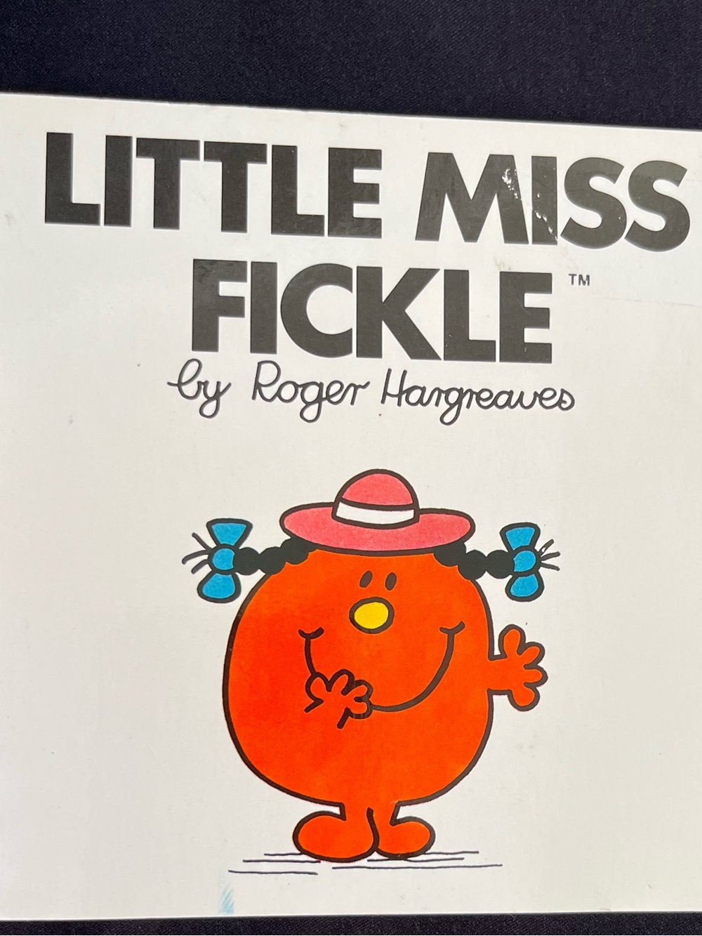 Little Miss Fickle Book by Roger Hargreaves.